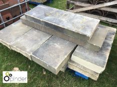 Approx 22ft Yorkshire stone Coping