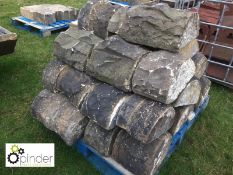 Pallet reclaimed half round Yorkshire stone Coping