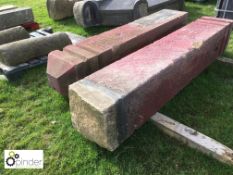 Pair reclaimed Yorkshire stone Gate Posts