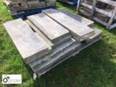 Approx 25ft reclaimed Yorkshire stone Copings