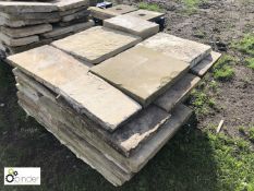 Pallet Yorkshire stone Paving/Stepping Stones, 8m²