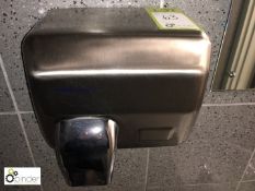 Pro-Elec stainless steel Hand Dryer (located in Toilets, first floor, building 1)