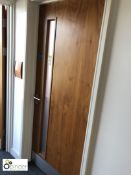 2 Fire Doors, approx. 2050mm x 880mm, with door closer and kickplate (located in Third Floor,