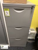 Steel 3-drawer Filing Cabinet (located in Suite 4, first floor, building 1)