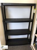 Plastic 4-shelf Rack (located in Suite 12, first floor, building 1)