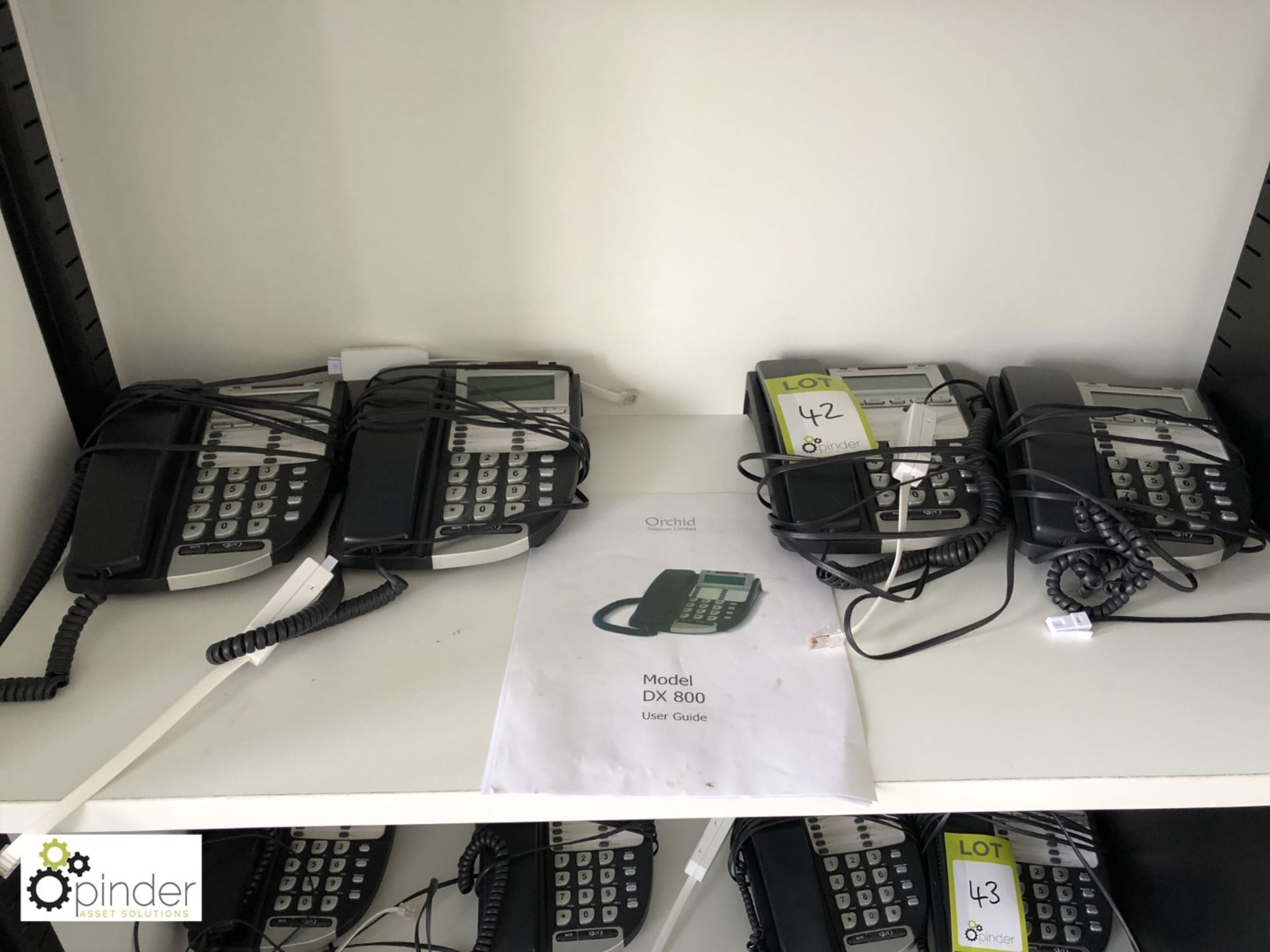 4 Orchid DX800 Telephone Handsets (located in Suite 13, second floor, building 1) - Image 2 of 2