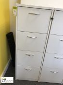 4-drawer Filing Cabinet, white (located in Suite 2, first floor, building 1)