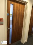 4 Fire Doors, approx. 2050mm x 920mm, with door closer and kickplate (located in Third Floor,