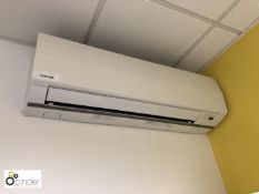 Toshiba MMK-AP0073H wall mounted Air Conditioning Unit, with wall control panel (located in Suite 4,