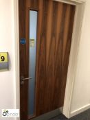 3 Fire Doors, approx. 2050mm x 920mm, with door closer and kickplate (located First Floor,