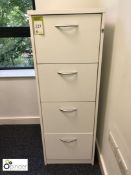 4-drawer Filing Cabinet, white (located in Suite 17, second floor, building 1)