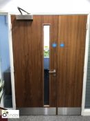 2-part Door, approx. 2040mm x 1410mm (located Second Floor, building 1) (please note there is