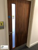 4 Fire Doors, approx. 2050mm x 920mm, with door closer and kickplate (located First Floor,