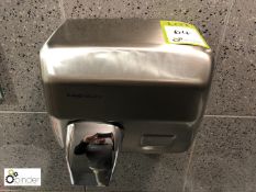 Pro-Elec stainless steel Hand Dryer (located in Toilets, first floor, building 1)