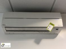 Toshiba RAS135KVE Air Conditioning Unit, with remote (located in Reception, ground floor, building