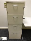 4-drawer Filing Cabinet, white (located in Suite 10, first floor, building 1)