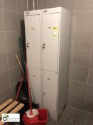 2 2-door Personnel Lockers (located in Toilets, ground floor, building 1)