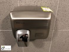 Pro-Elec stainless steel Hand Dryer (located in Toilets, ground floor, building 1)