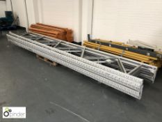 6 bays Apex UK 8 boltless Pallet Racking, comprisi