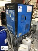 Abac GE10 receiver mounted Packaged Air Compressor, 8bar, 7.5kw, serial number 2023430011, year