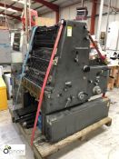Heidelberg G7052 single colour Litho Press, 31023480 impressions, serial number 694222, with