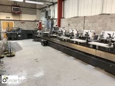 Heidelberg Stitchmaster ST300.1 Saddle Stitching Line, year 2000, serial number 0210, with 6 section