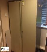 2-tone double door Storage Cabinet (located in Pre-Press Room)
