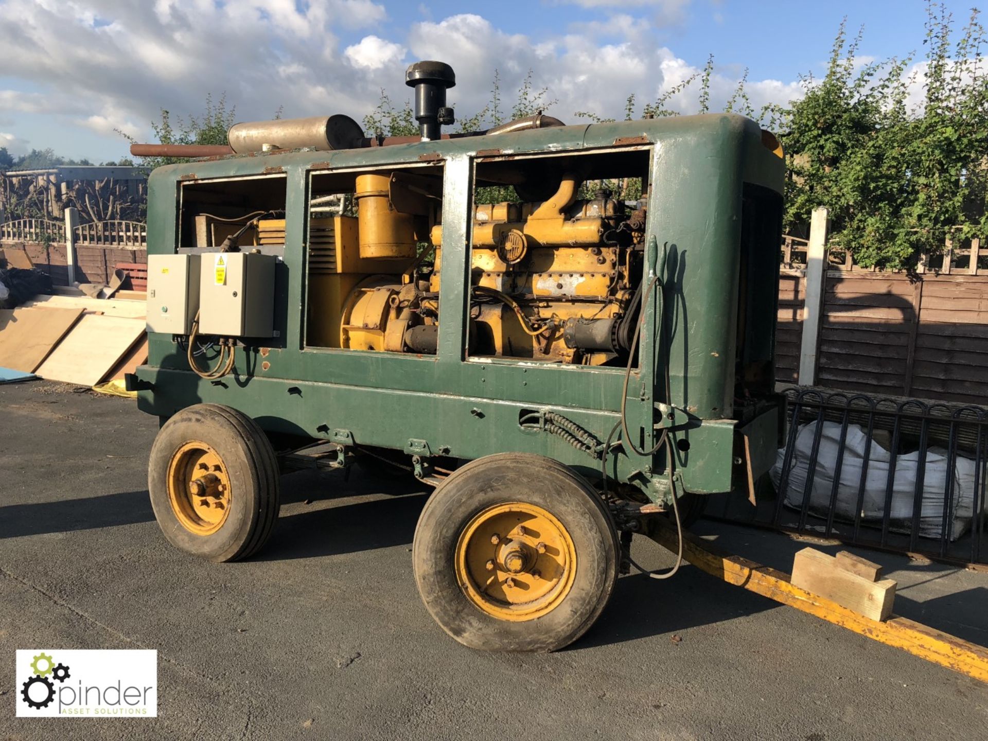 Esab SB53 trailer mounted 135kva Generator, serial - Image 2 of 14