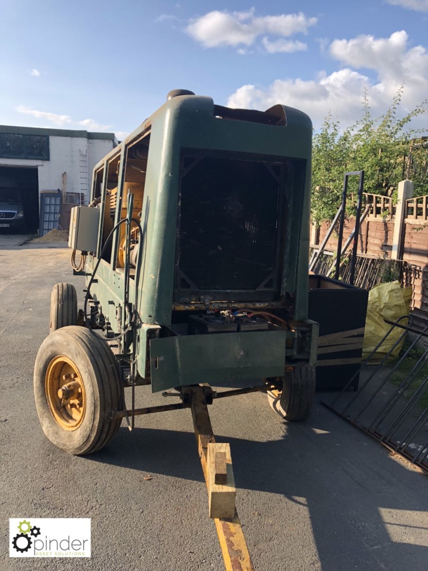 Esab SB53 trailer mounted 135kva Generator, serial - Image 4 of 14