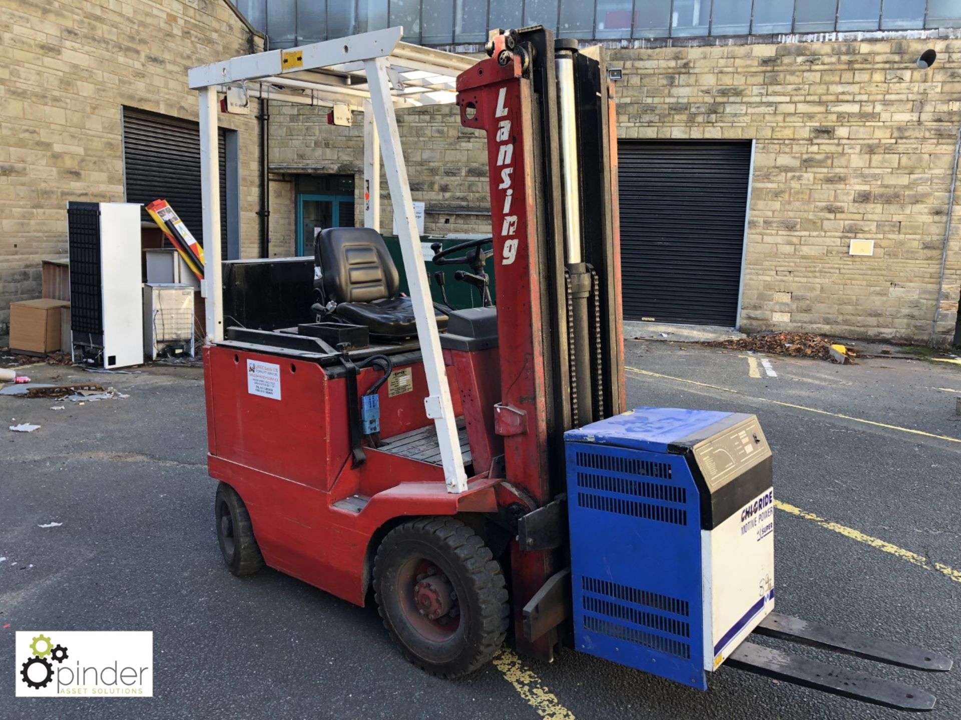 Lansing FOER 15.1/1.6TL electric Forklift Truck, 1600kg, triplex mast, lift height 4700mm, closed - Image 2 of 9