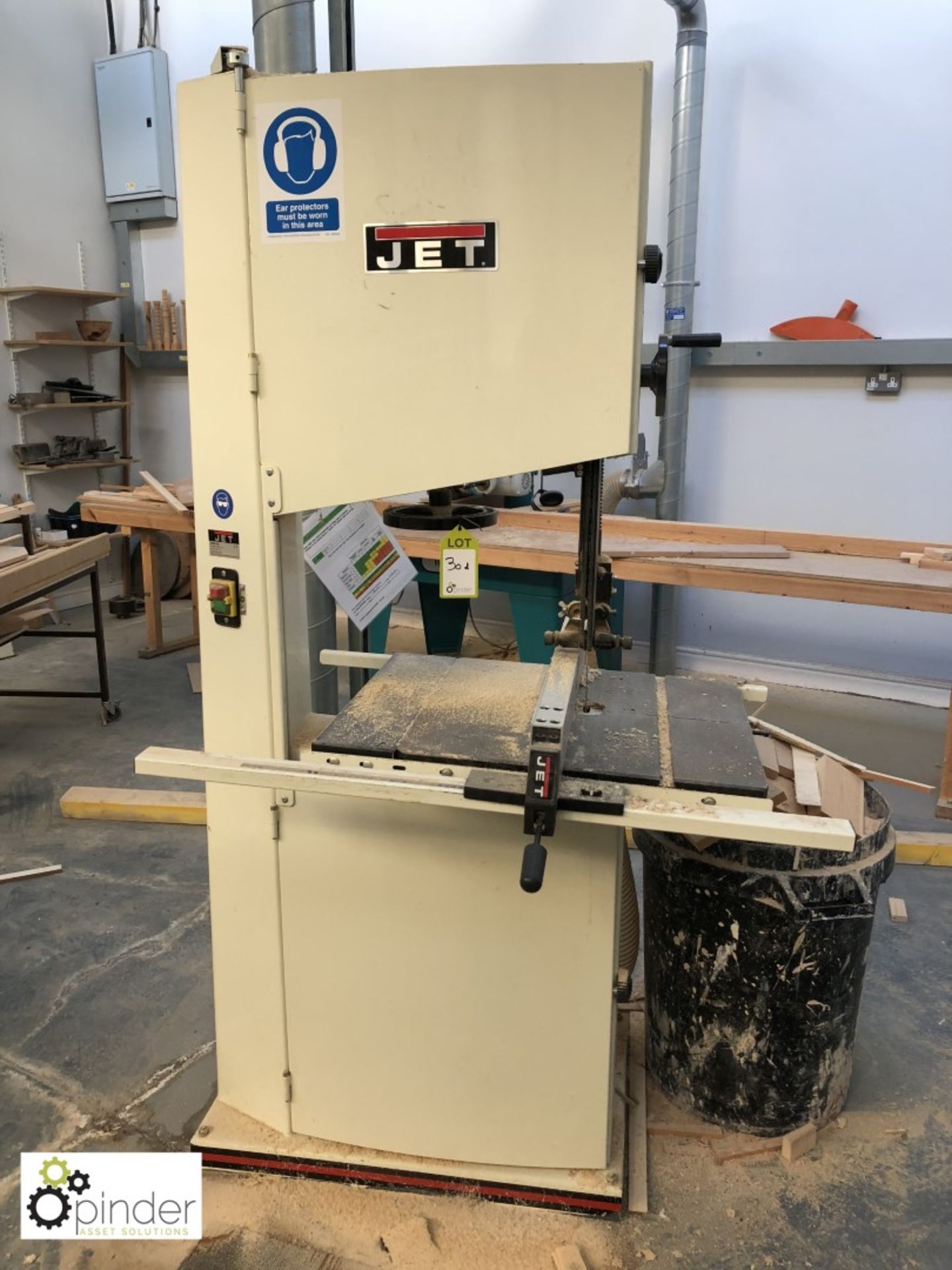 Jet JWBS-20X Vertical Bandsaw, 500mm throat