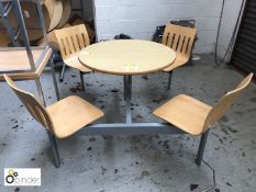 Godfrey Syrett Limited STS/CD4C 4-seat Canteen Table Set