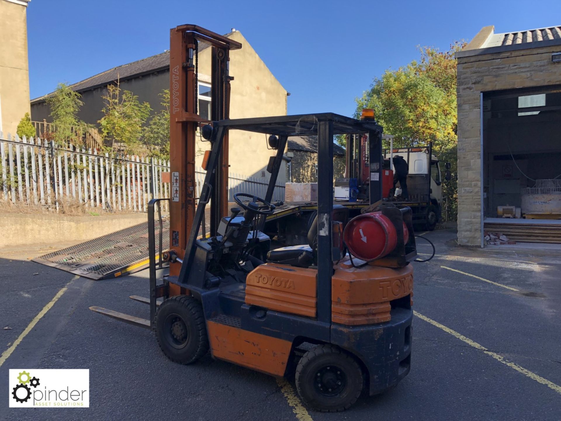 Toyota 42-5FGF15 LPG Forklift Truck, 1500kg, 11845hours, duplex mast, lift height 4500mm, closed - Image 5 of 14