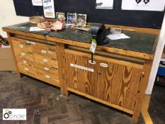 Timber Workbench, 1830mm x 590mm, with Paramo No3 Vice