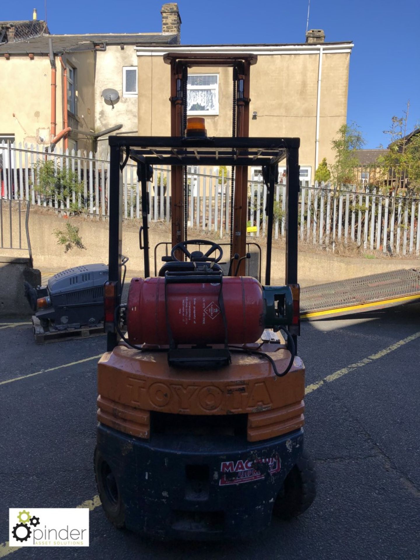 Toyota 42-5FGF15 LPG Forklift Truck, 1500kg, 11845hours, duplex mast, lift height 4500mm, closed - Image 4 of 14