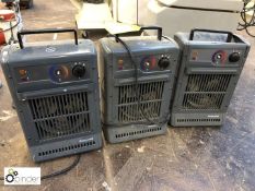 3 Honeywell Fan Heaters/Coolers