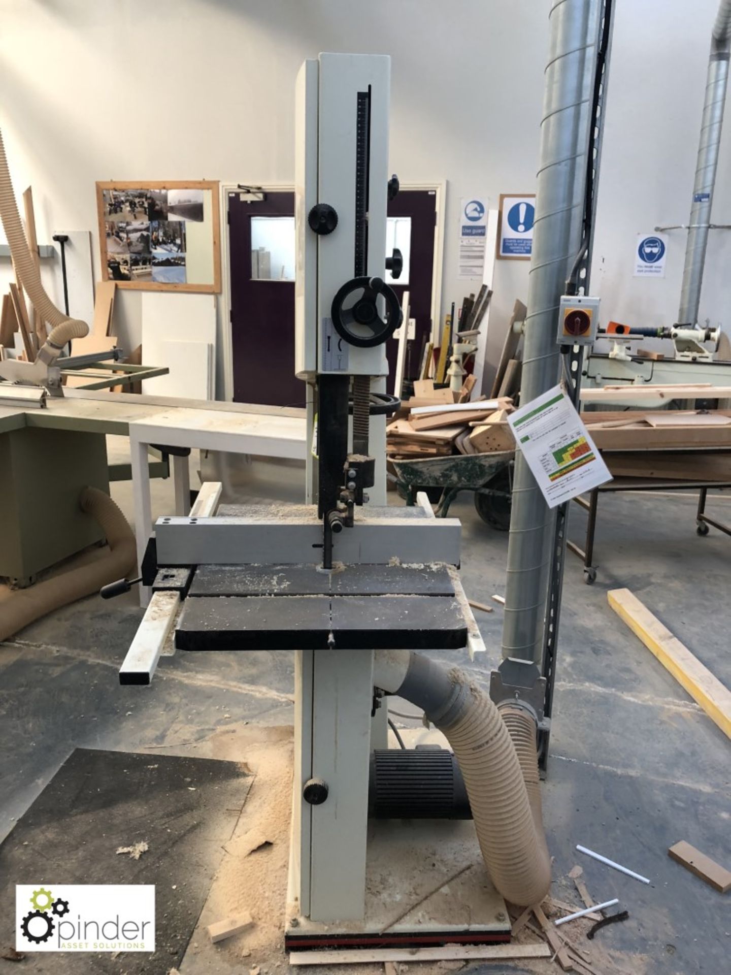 Jet JWBS-20X Vertical Bandsaw, 500mm throat - Image 2 of 4