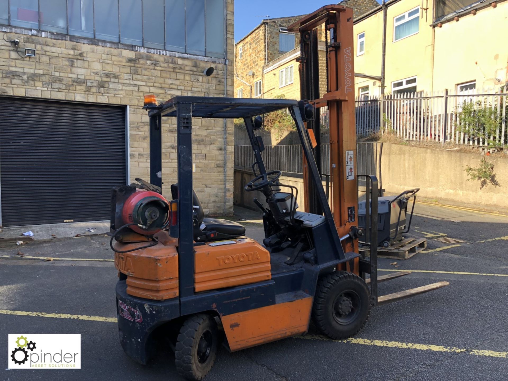 Toyota 42-5FGF15 LPG Forklift Truck, 1500kg, 11845hours, duplex mast, lift height 4500mm, closed - Image 3 of 14