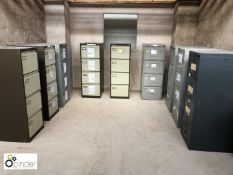 25 various 4/3/2-drawer Filing Cabinets to plastering room