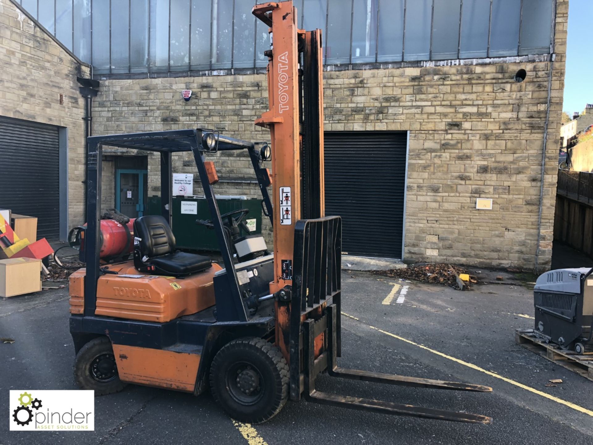 Toyota 42-5FGF15 LPG Forklift Truck, 1500kg, 11845hours, duplex mast, lift height 4500mm, closed - Image 2 of 14