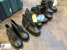4 pairs various Work Boots, 2 x size 12, 1 x size 8 and 1 x size 7