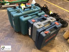6 various Power Tool Boxes