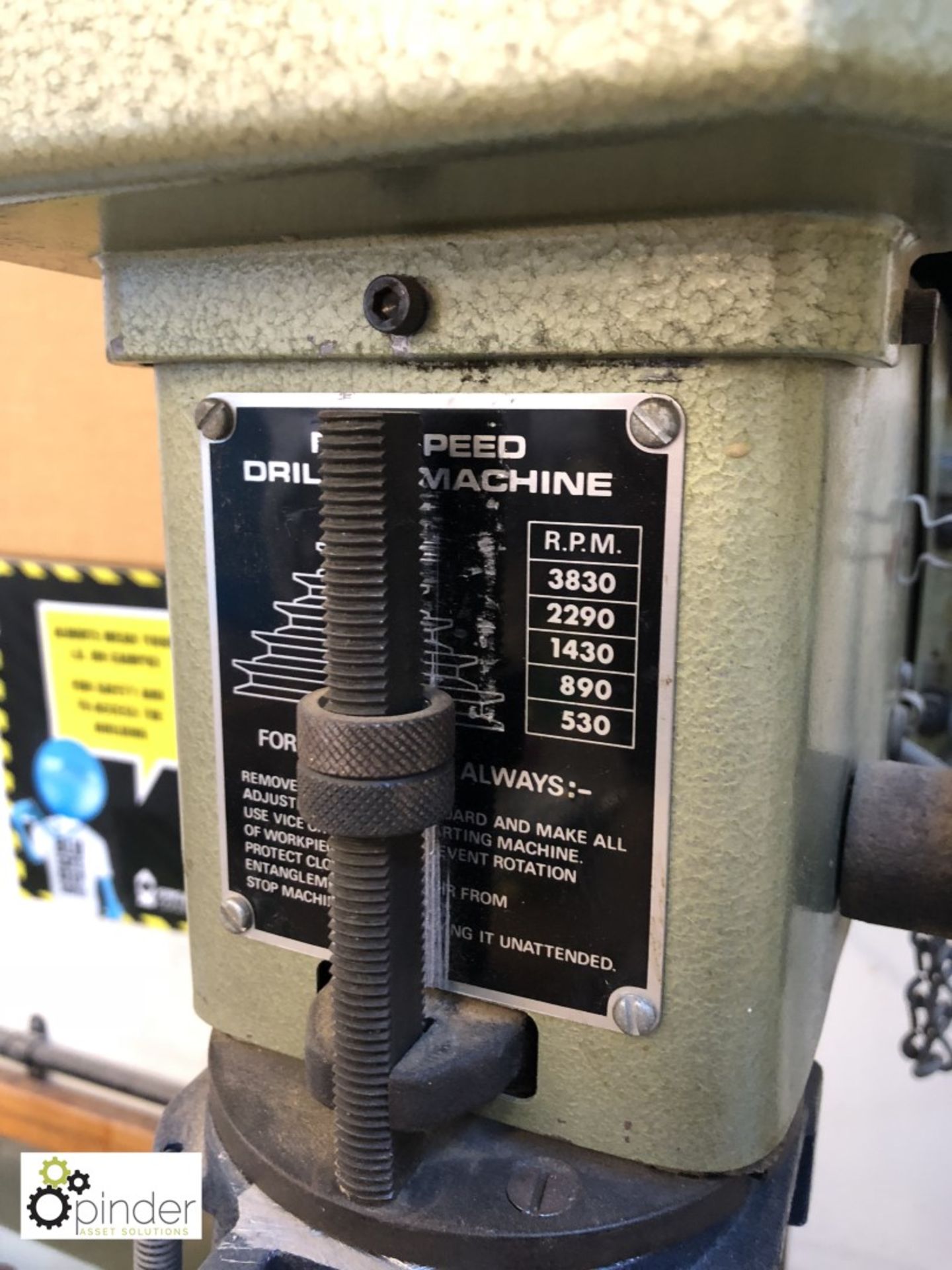 Startrite Mercury Pedestal Drill, 240volts, serial number 100532 - Image 2 of 2