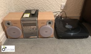 Philips MCM9 Micro HiFI System with speakers and A