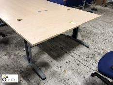 Oak effect Desk, 1600mm x 800mm