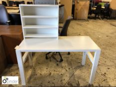 White height adjustable Office Table, 12800mm x 58