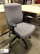 Set 4 Senator upholstered operators swivel Chairs, blizzard colour