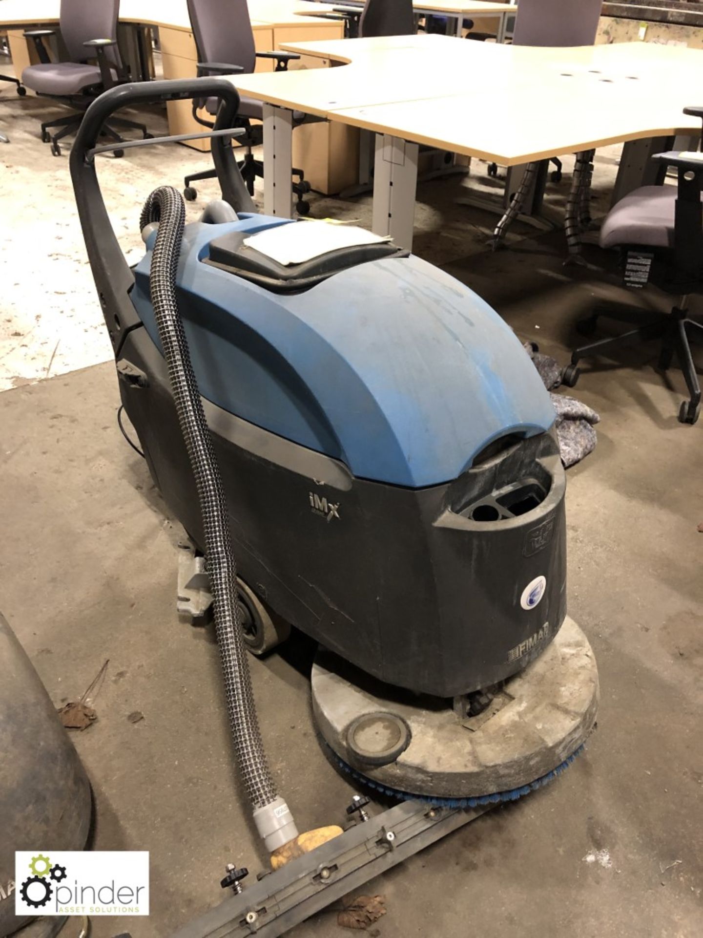 Fimq IMX pedestrian Floor Scrubber, with charger - Image 2 of 5