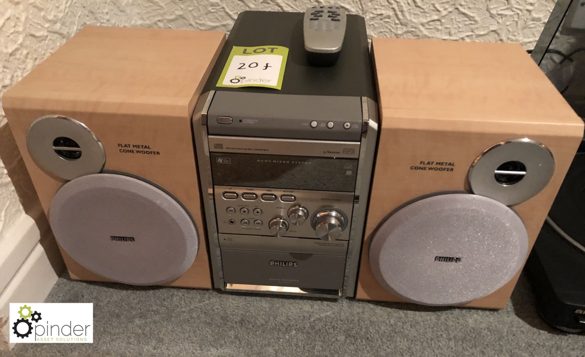 Philips MCM9 Micro HiFI System with speakers and A - Image 5 of 5