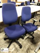 LGA upholstered Armchair, blue and LGA operators C